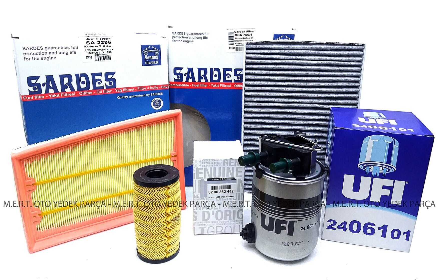 Nissan Qashqai 1.6 Dci Filtre Bakım Seti (2011-2013) J10