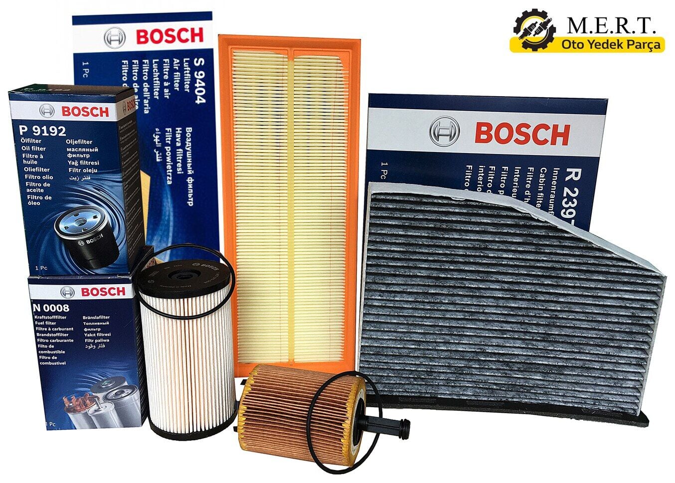 Volkswagen Passat 2.0 Tdı Filtre Bakım Seti (2005-2011) Bosch
