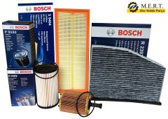 Volkswagen Passat 2.0 Tdı Filtre Bakım Seti (2005-2011) Bosch