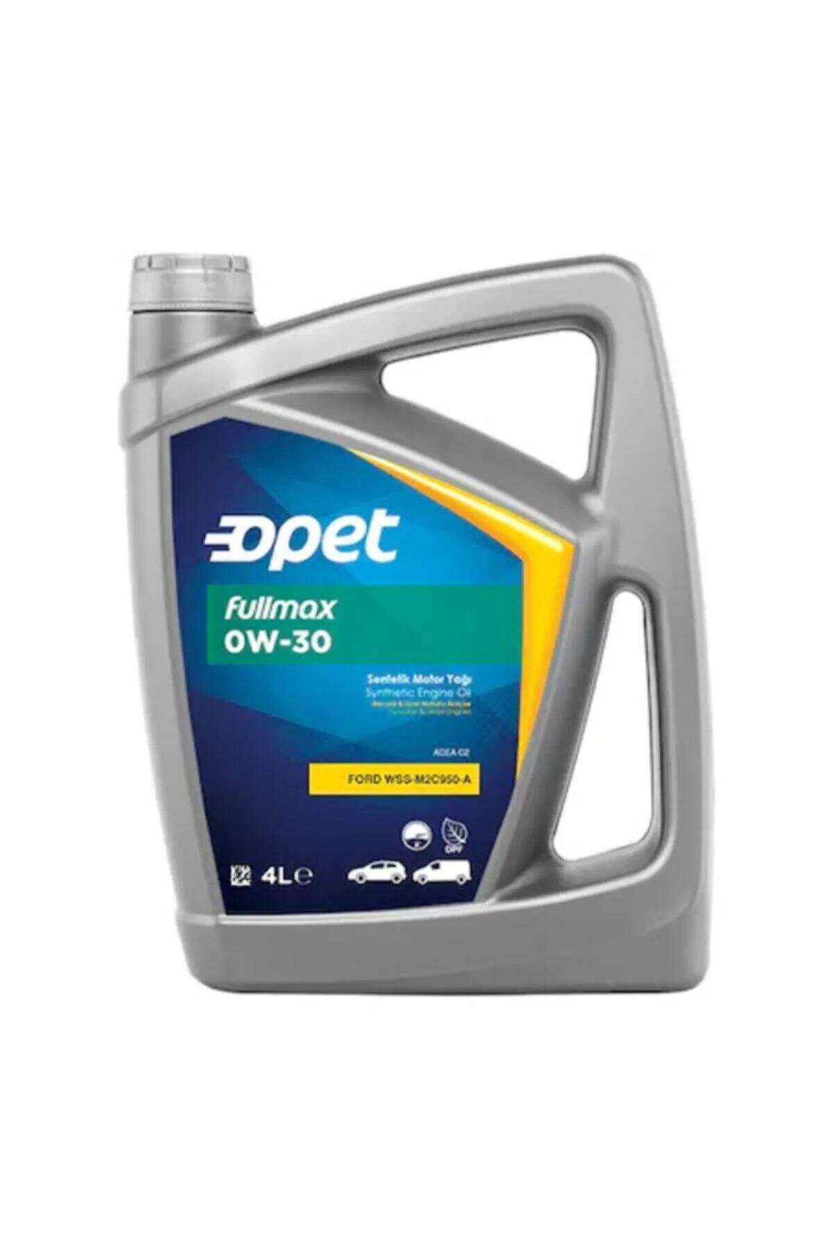 Opet Fullmax 0W30 4 Lt Tam Sentetik Partiküllü Motor Yağı
