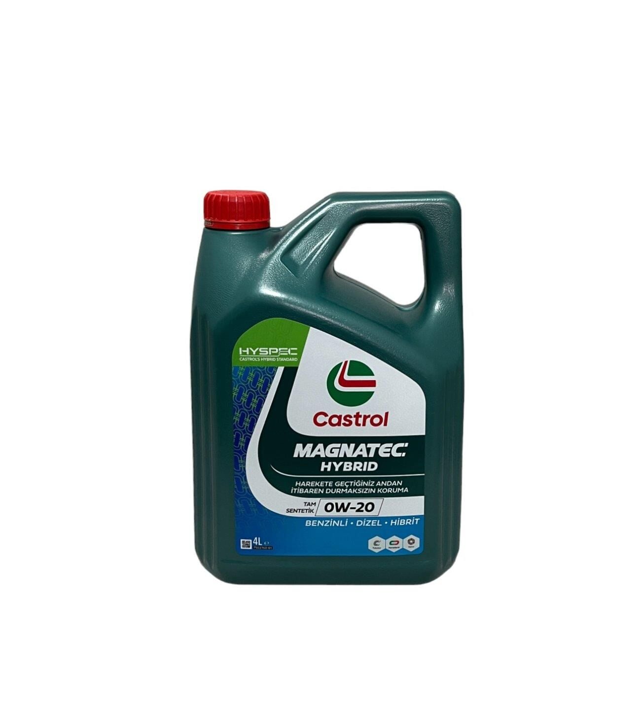 Castrol Magnatec Hybrid 0W20 Tam Sentetik Motor Yağı 4 Litre