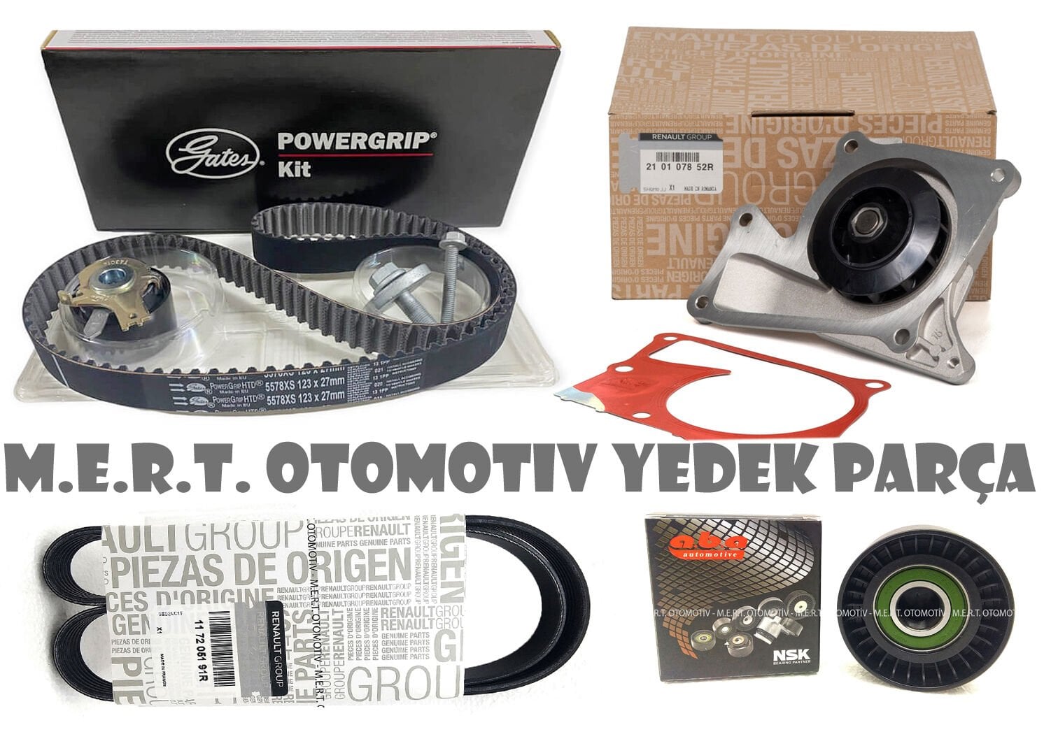Nissan Note 1.5 DCi Euro 5 Triger Kayış Devirdaim Rulman Bakım Kiti 2011-2012