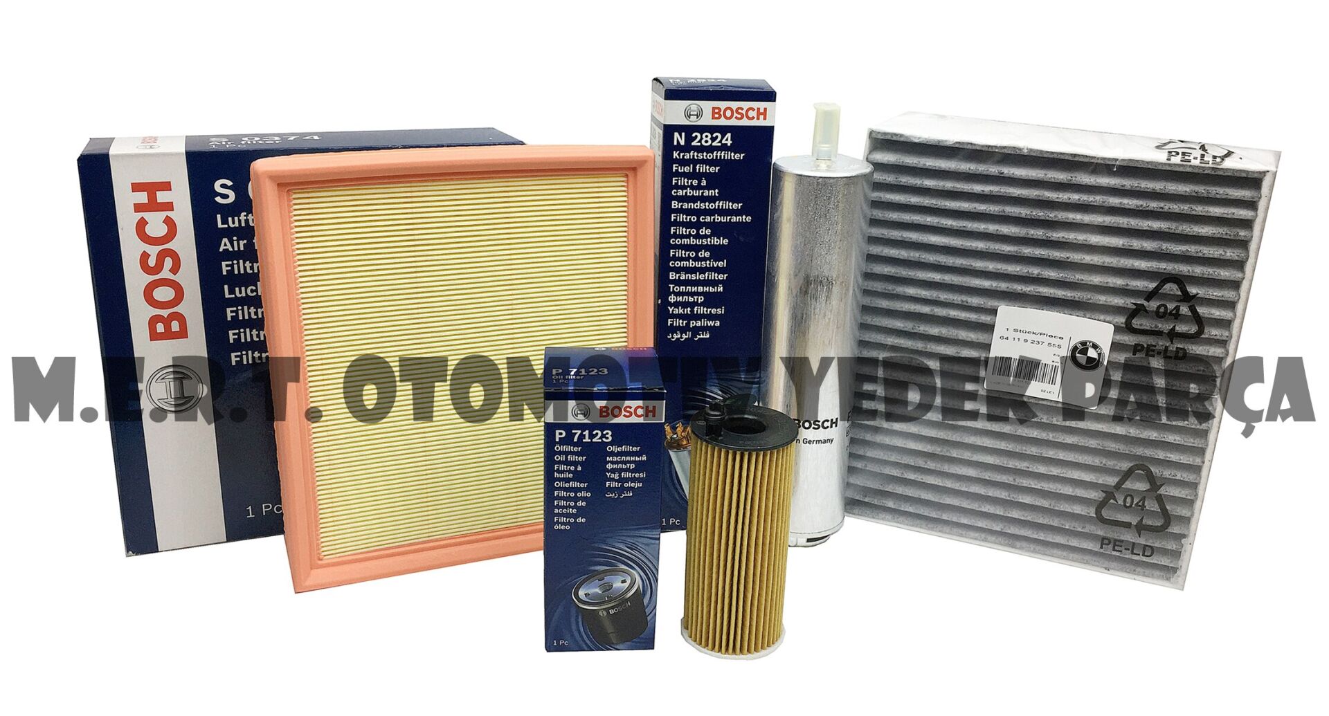 Bmw 3.20D F30 Dizel Filtre Bakım Seti 2011-2015 Bosch