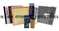 Bmw 3.20D F30 Dizel Filtre Bakım Seti 2011-2015 Bosch