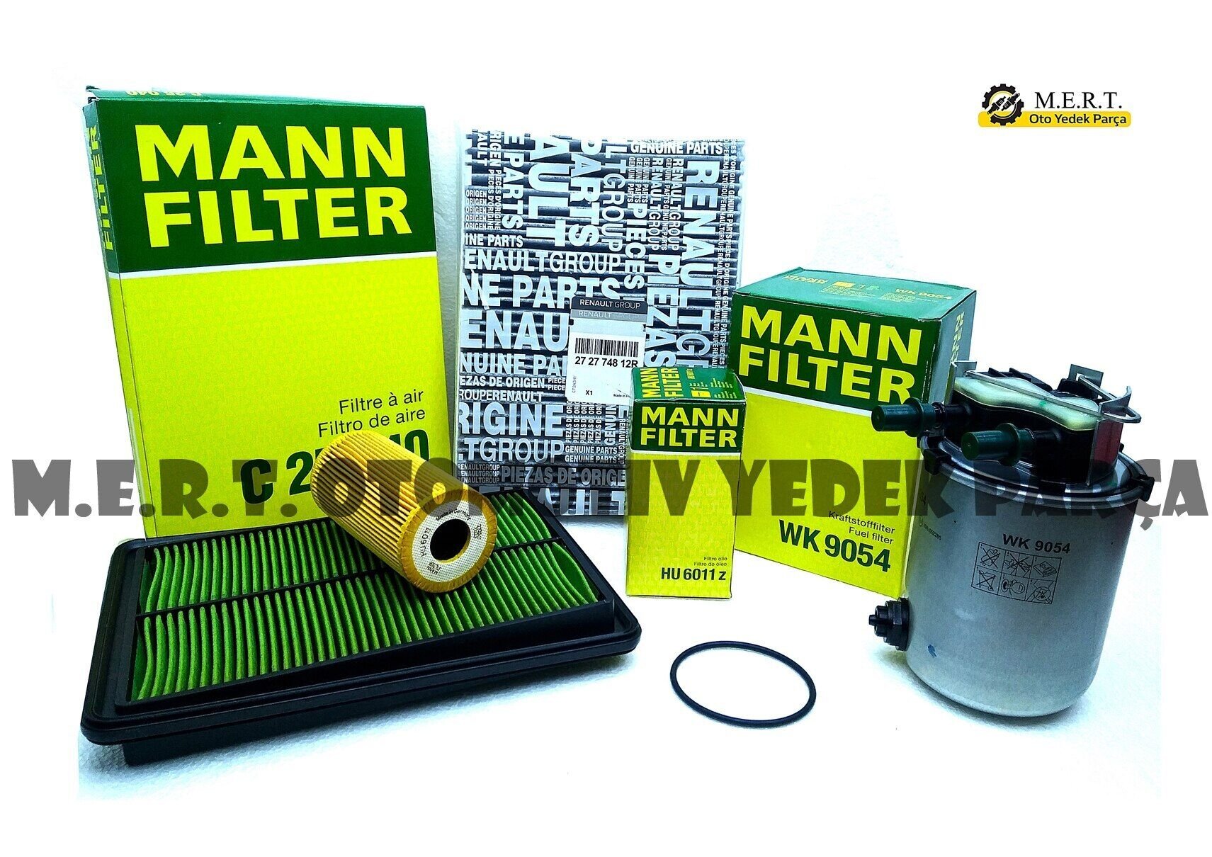 Nissan Qashqai 1.6 Dci Mann Filtre Bakım Seti (2014-2018)