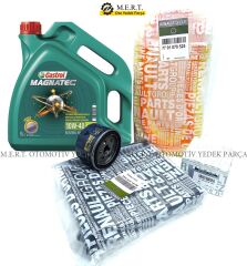 Dacia Sandero 1.4 Benzinli Filtre Bakım Seti + Magnatec 10W40
