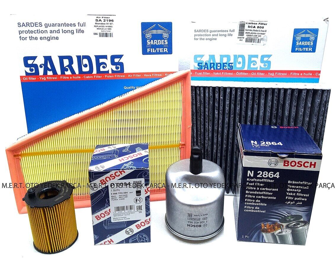 Ford Mondeo 1.6 Tdci Filtre Bakım Seti (2011-2014) 115Hp