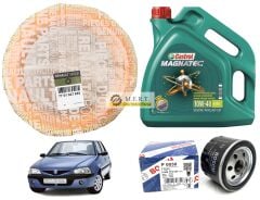 Dacia Solenza 1.4 Bakım Seti Hava + Yağ Filtresi + Castrol Yağ