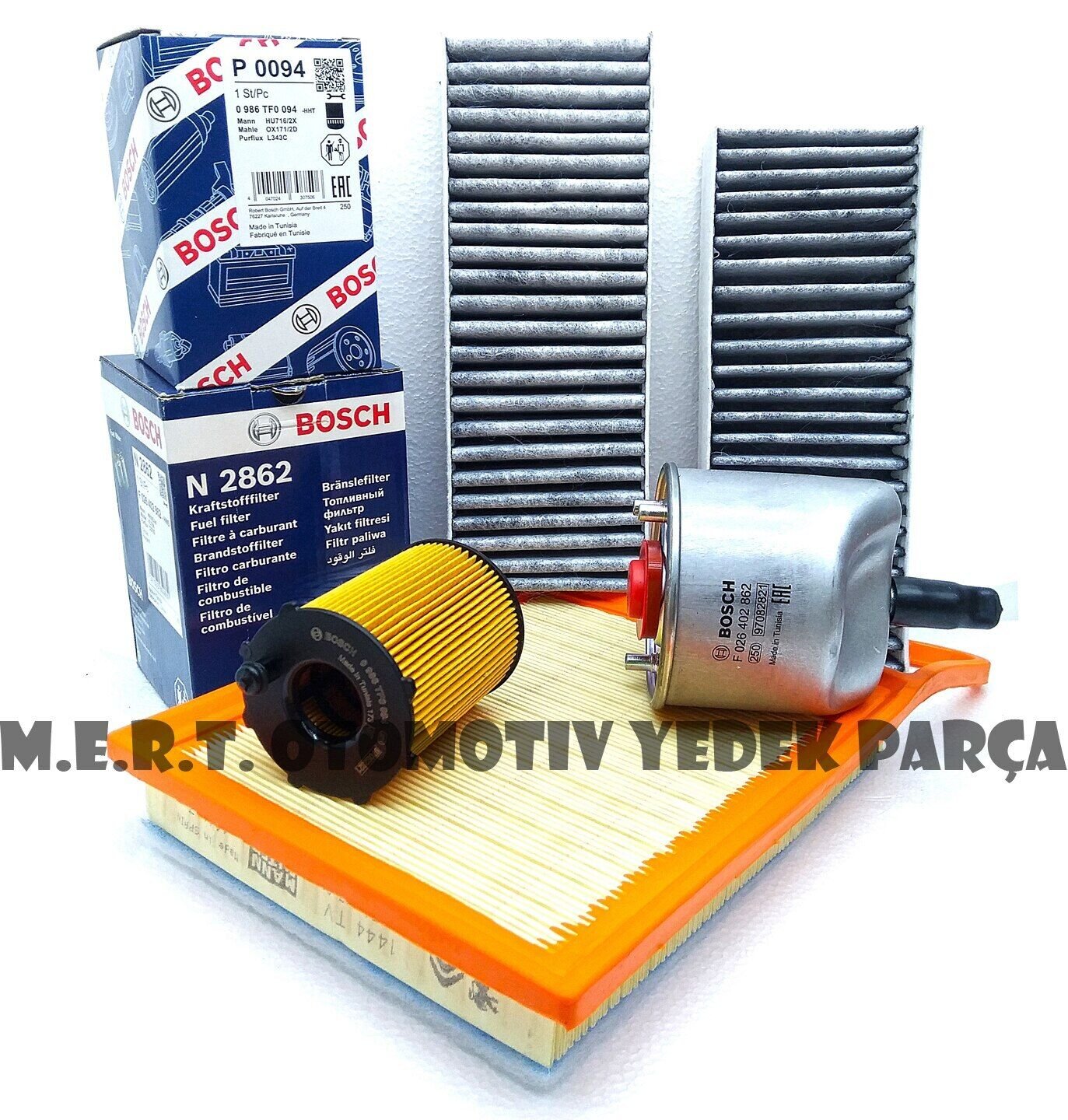 Peugeot 308 1.6 E-Hdi Filtre Bakım Seti (2011-2017)