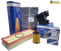 Peugeot 3008 1.6 Hdi Filtre Bakım Seti (2009-2012) Euro 4