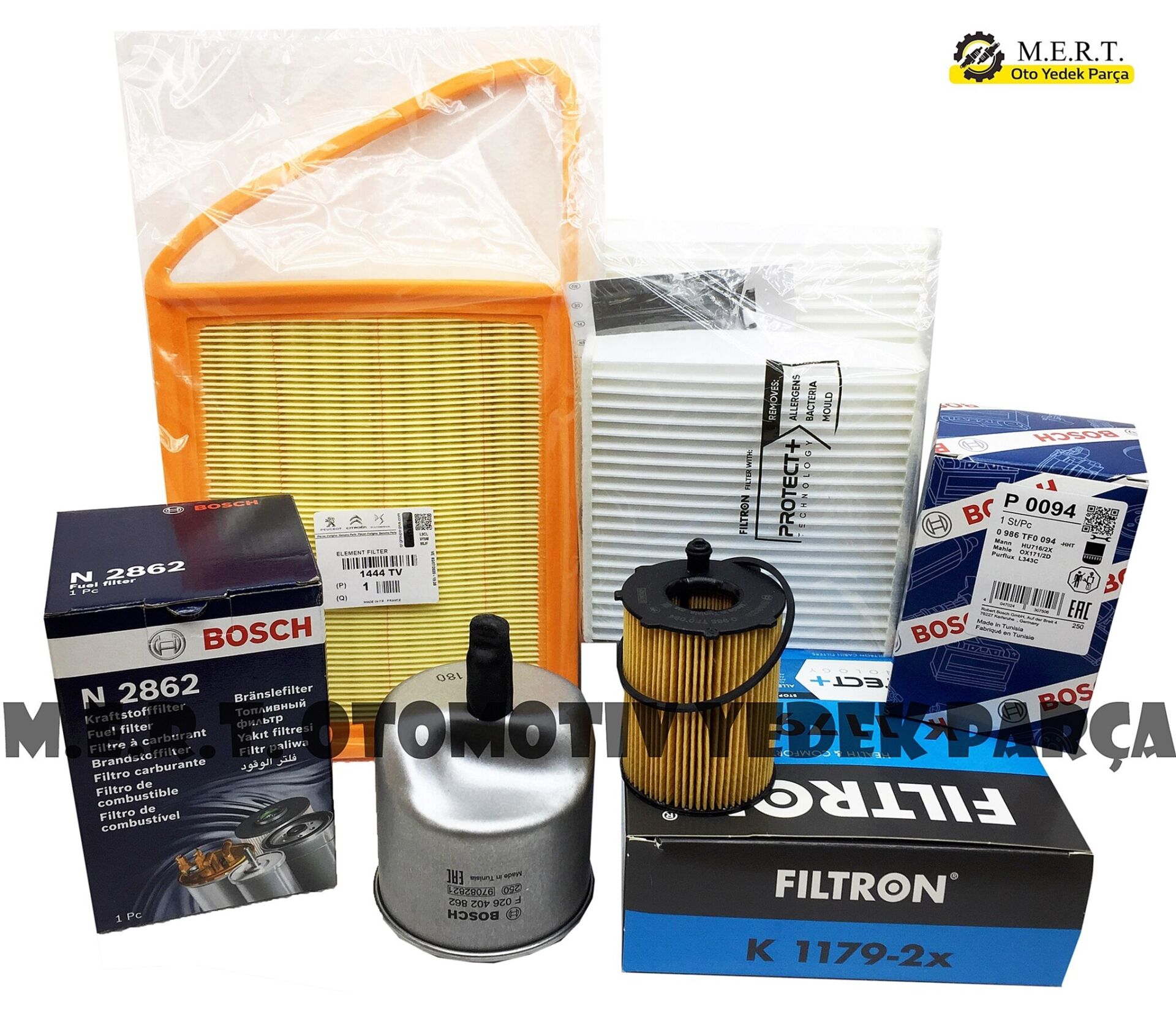 Citroen C3 1.4 E-Hdi Filtre Bakım Seti (2011-2015) Euro 5