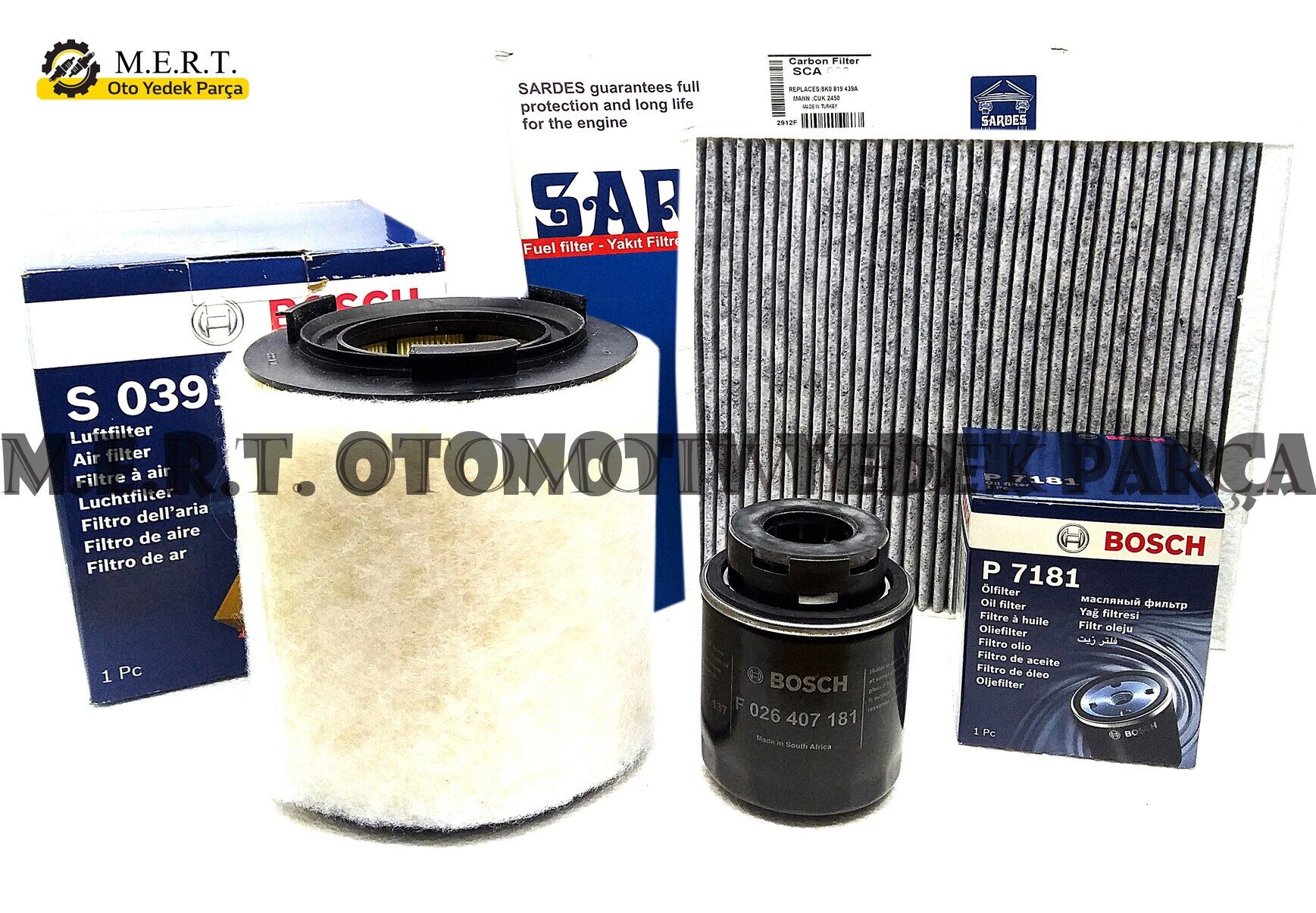 Vw Polo 1.4 Tsı Gtı 180Hp Filtre Bakım Seti (2010-2014)