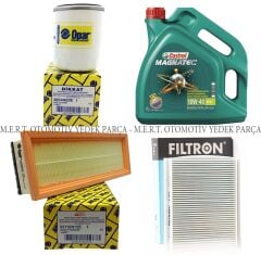 Fiat Doblo 1.4 Benzinli Yağ Bakım Filtre Seti (2005-2010)