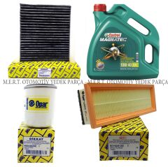 Fiat Linea 1.4 Fire 8V Benzinli Yağ Bakım Filtre Seti Opar