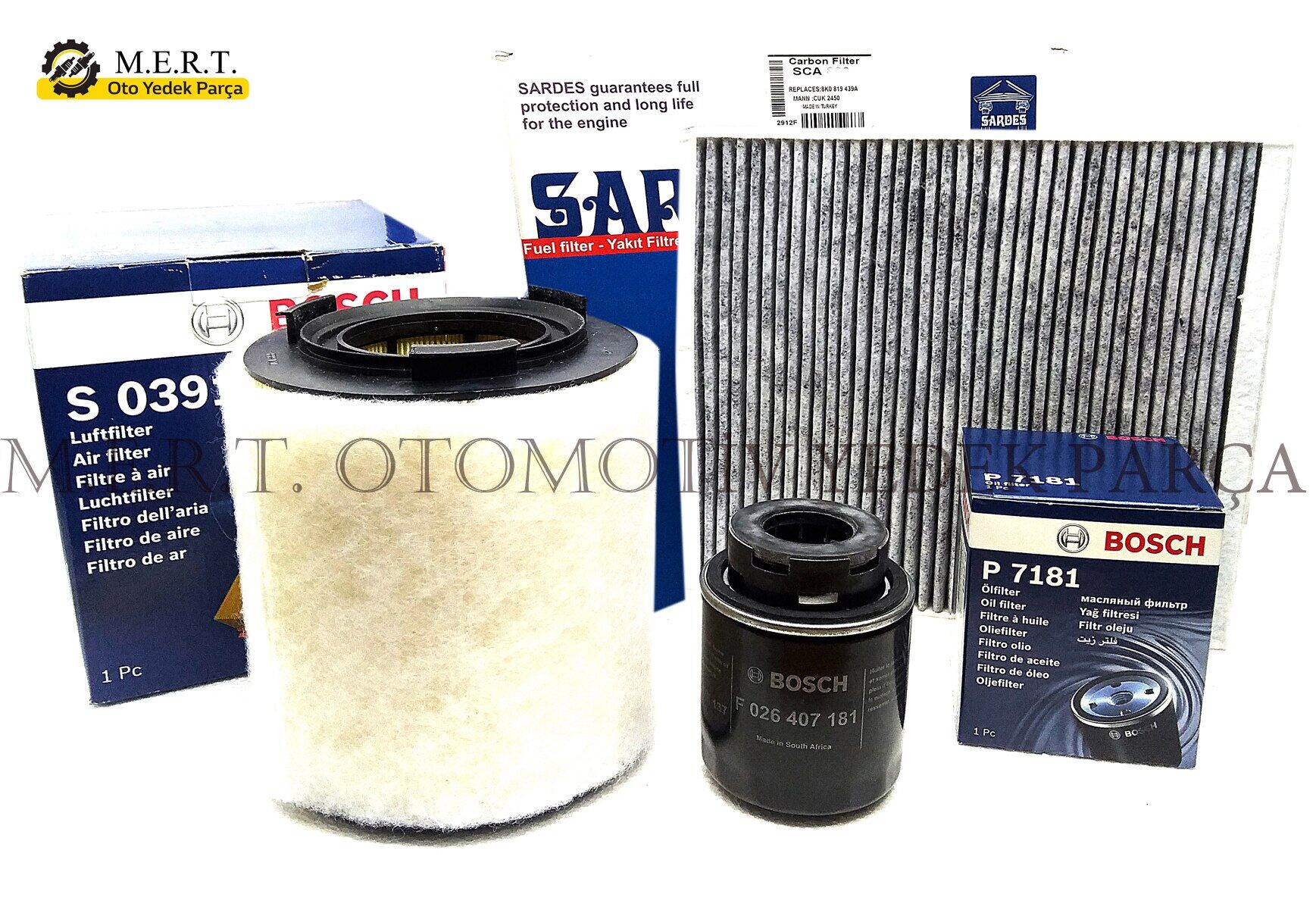 Audi A1 1.4 Tfsi Filtre Bakım Seti (2011-2015) (485622909)