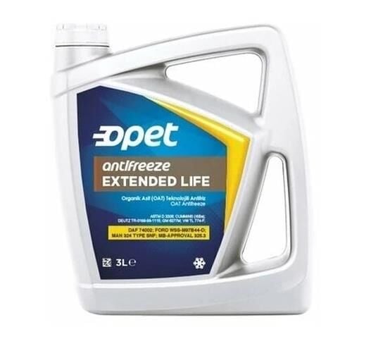 Opet Kırmızı Organik Antifriz 3 lt