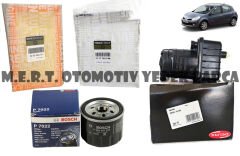 Renault Clio 3 1.5 DCi Filtre Bakım Seti 2005-2012