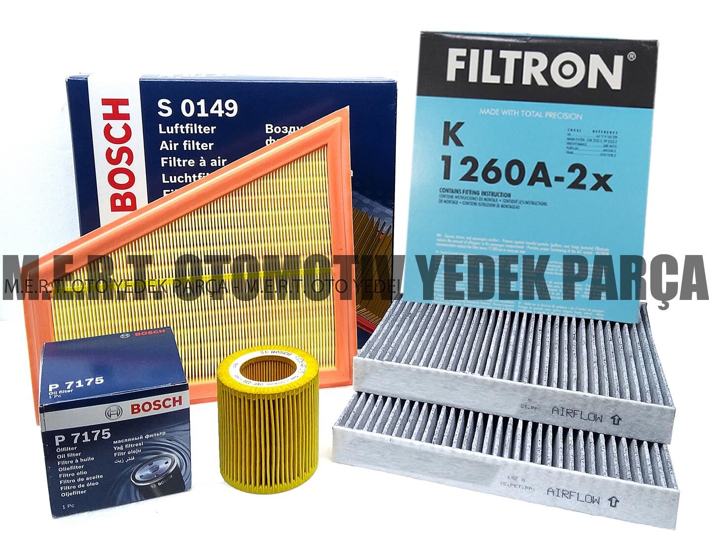 BMW F10 5.20i Benzinli Filtre Bakım Seti 2012-2016