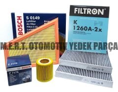 BMW F10 5.20i Benzinli Filtre Bakım Seti 2012-2016