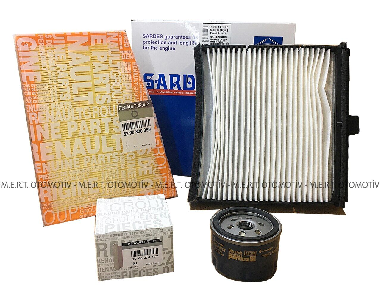 Renault Scenic 2 - 1.6 16V Filtre Bakım Seti