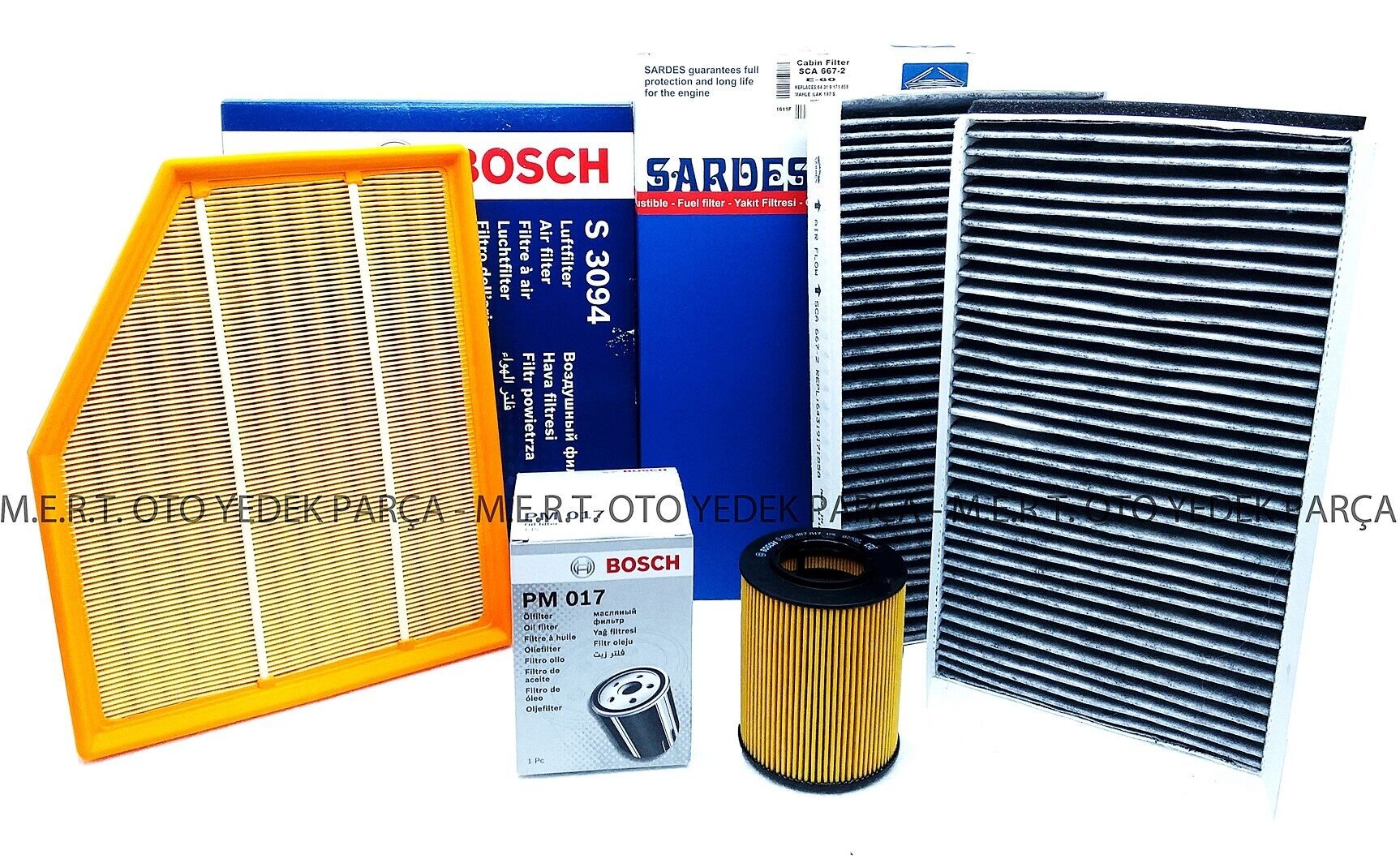 Bmw 5.30I E60 Benzinli Filtre Bakım Seti (2003-2005) (487571148)