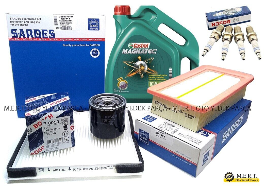 Accent Era Bakım Seti 1.4 Ve 1.6 Benzinli Modeller