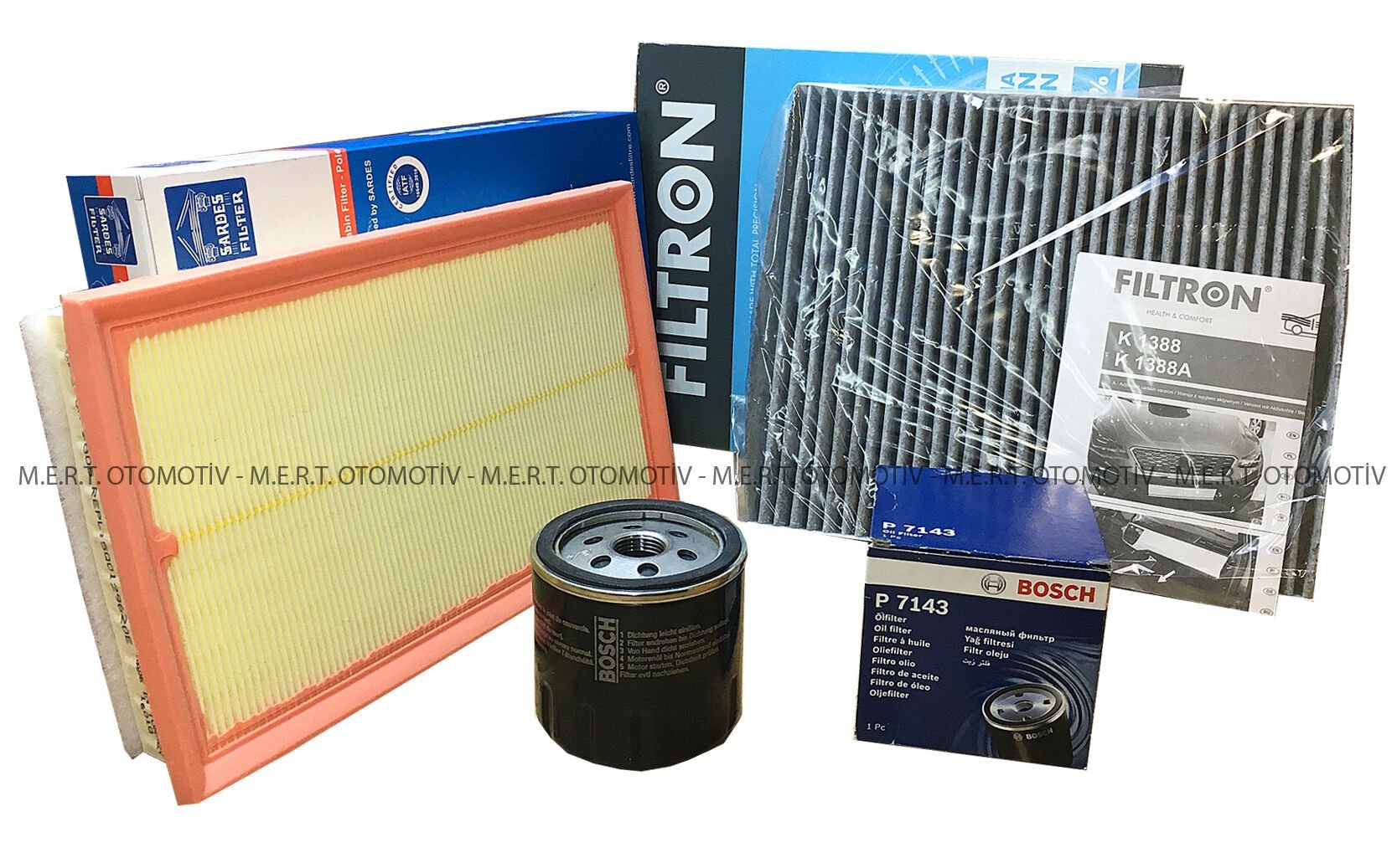 Volkswagen Taigo 1.0 TSI Filtre Bakım Seti Hava-Yağ-Polen