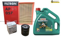 Opel Vectra A Hava Ve Yağ Filtresi + Castrol 1.8 / 2.0 Benzinli