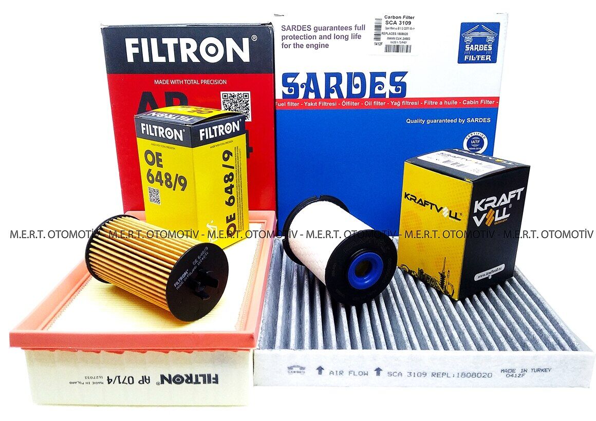 Opel Mokka 1.6 Cdti Dizel Filtre Bakım Seti