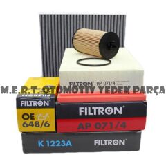 Chverolet Trax 1.4 / 1.6 Filtre Bakım Seti Filtron 553285404